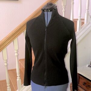 H&M Size S Black Zip-up Track Jacket